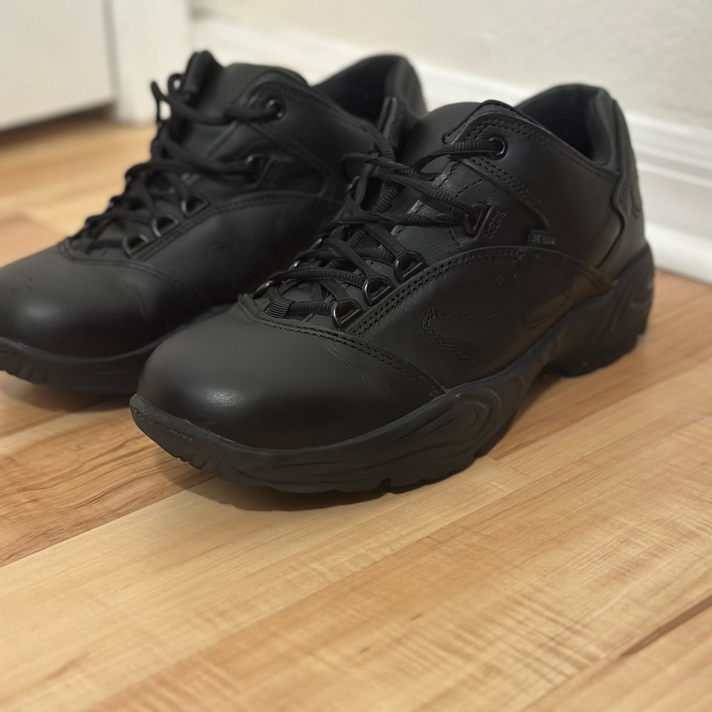 Reebok Men’s Black Leather Duty/Uniform Shoes - Picture 4 of 10